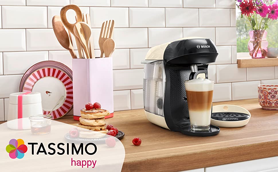 Machine à café multi-boissons - BOSCH - TASSIMO - T10 HAPPY