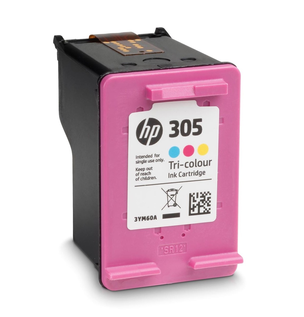 HP 305 Pack de 2 Cartouches d'encre trois couleurs authentique (3YM61AE)